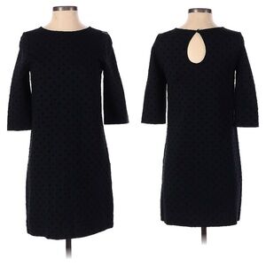Kate Spade Mini Length Polka Dot LBD 3/4 Sleeve Dress Size XS